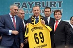 Sayın Cumhurbaşkanımız Recep Tayyip Erdoğan ve Gençlik ve Spor Bakanı Akif Çağatay Kılıç, Bayburt'ta düzenlenen toplu açılış törenine katıldı.