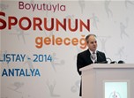Gençlik ve Spor Bakanı Akif Çağatay Kılıç, Antalya'da düzenlenen Federasyonlar Boyutuyla Türk Sporunun Geleceği Çalıştayı açılış törenine katıldı.