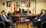 Gençlik ve Spor Bakanı Akif Çağatay Kılıç, Samsun Ak Parti İl Başkanlığı'nda Salıpazarı Belediye Başkanı ve Ak Parti İlçe Başkanlarını kabul etti.