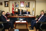 Gençlik ve Spor Bakanı Akif Çağatay Kılıç, Samsun Ak Parti İl Başkanlığı'nda Çarşamba Belediye Başkanı ve Ak Parti İlçe Başkanlarını kabul etti.