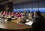 Gençlik ve Spor Bakanı Akif Çağatay Kılıç, Ampute Milli Takımını makamında kabul etti.