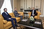 Gençlik ve Spor Bakanı Akif Çağatay Kılıç, SETA Vakfı Genel Koordinatörü Prof. Dr. Burhanettin Duran'ı makamında kabul etti.