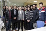 Gençlik ve Spor Bakanı Akif Çağatay Kılıç, Erzurum KYK Erkek Öğrenci Yurdu'nu ziyaret etti.