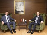 Gençlik ve Spor Bakanı Akif Çağatay Kılıç, Ak Parti Nevşehir Milletvekili Ebubekir Gizligider'i makamında kabul etti.