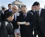Cumhurbaşkanı Recep Tayyip Erdoğan ile Gençlik ve Spor Bakanı Akif Çağatay Kılıç, Kırşehir Belediyesi'ni ziyaret etti.