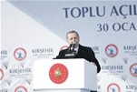 Cumhurbaşkanı Recep Tayyip Erdoğan ile Gençlik ve Spor Bakanı Akif Çağatay Kılıç, Kırşehir toplu açılış törenine katıldı.