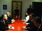 Gençlik ve Spor Bakanı Akif Çağatay Kılıç, Arnavutluk Gençlik ve Sosyal Refah Bakanı Erion Veliaj ile ikili görüşme gerçekleştirdi.