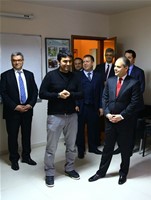 Gençlik ve Spor Bakanı Akif Çağatay Kılıç, Tiran Yunus Emre Kültür Merkezi'ni ziyaret etti.