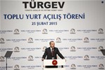 Cumhurbaşkanı Recep Tayyip Erdoğan ile Gençlik ve Spor Bakanı Akif Çağatay Kılıç, Ankara ATO Congresium'da düzenlenen TÜRGEV Yurtları toplu açılış törenine katıldı.