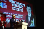 Gençlik ve Spor Bakanı Akif Çağatay Kılıç, AK Parti Samsun Kadın Kolları 4. Olağan İl Kongresi'ne katıldı.