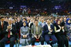 Başbakan Ahmet Davutoğlu ile Gençlik ve Spor Bakanı Akif Çağatay Kılıç, Ak Parti İstanbul İl Gençlik Kolları Kongresine katıldı.