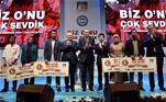 Cumhurbaşkanı Recep Tayyip Erdoğan ile Gençlik ve Spor Bakanı Akif Çağatay Kılıç, Haliç Kongre Merkezi'nde düzenlenen Siyer-i Nebi Yarışması Ödül Töreni katıldı.