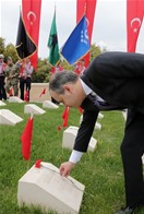 Gençlik ve Spor Bakanı Akif Çağatay Kılıç, Çanakkale Kara Savaşlarının 100. Yıl Anma Törenleri 57. Alay Şehitliği Töreni'ne katıldı.