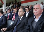 Gençlik ve Spor Bakanı Akif Çağatay Kılıç, Samsunspor ile Osmanlıspor arasında oynanan Ptt 1. Lig karşılaşmasını izledi.