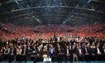 Cumhurbaşkanı Recep Tayyip Erdoğan ile Gençlik ve Spor Bakanı Akif Çağatay Kılıç, Belçika'nın Hasselt kentindeki Ethias Arena'da düzenlenen Gençlik Buluşması Etkinliğine katıldı.