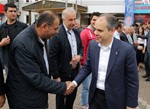 Gençlik ve Spor Bakanı Akif Çağatay Kılıç, Samsun Terme ilçesi Seçim Koordinasyon Merkezi Bürosu'nu ziyaret etti.