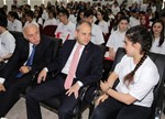 Gençlik ve Spor Bakanı Akif Çağatay Kılıç, Fatih Projesi kapsamında Samsun Ondokuzmayıs Lisesi'nde düzenlenen Lise Öğrencilerine Tablet Bilgisayar Dağıtım Törenine katıldı.