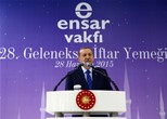 Cumhurbaşkanı Recep Tayyip Erdoğan ile Gençlik ve Spor Bakanı Akif Çağatay Kılıç, Ensar Vakfı tarafından düzenlenen iftar yemeği programına katıldı.