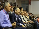Gençlik ve Spor Bakanı Akif Çağatay Kılıç, Türkiye - Slovenya arasında oynanan Erkek Milli Voleybol karşılaşmasını izledi.