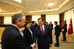 Başbakan Davutoğlu'nun başkanlık ettiği toplantılara Gençlik ve Spor Bakanı Akif Çağatay Kılıç da katıldı.