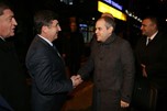 Gençlik ve Spor Bakanı Akif Çağatay Kılıç'ı Trabzon Havalimanı'nda Çalışma ve Sosyal Güvenlik Bakanı Süleyman Soylu Karşıladı.