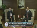 Bakan Çağatay Kılıç, KKTC Maliye Bakanı Özgür ile  Görüştü