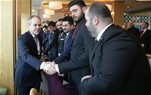 Gençlik ve Spor Bakanı Akif Çağatay Kılıç, Samsun Genç İş Adamları Derneği'ni kabul etti.