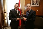 Bakan Çağatay Kılıç, AK Parti Kavak İlçe Teşkilatı'nı kabul etti.