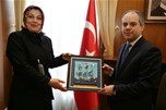 Bakan Çağatay Kılıç, AK Parti Kavak İlçe Teşkilatı'nı kabul etti.