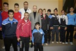 Bakan Çağatay Kılıç, Mardin'deki milli ve amatör sporcular ile kahvaltıda buluştu.