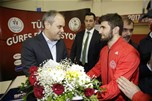 Gençlik ve Spor Bakanı Akif Çağatay Kılıç, Samsun’da düzenlenen U23 Türkiye Grekoromen Güreş Şampiyonasını izledi.