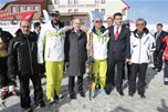 Başbakan Ahmet Davutoğlu, Gençlik ve Spor Bakanı Akif Çağatay Kılıç ile Bingöl’deki Haserek Kayak Merkezi’nin açılışını yaptı. 