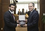 Gençlik ve Spor Bakanı Akif Çağatay Kılıç, Katar 2022 Dünya Kupası Yüksek Komitesi Genel Sekreteri Sayın Hassan Al Thawadi'yi kabul etti.
