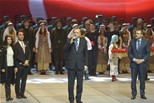 Gençlik ve Spor Bakanı Akif Çağatay Kılıç, Ato Congresium'da düzenlenen 1915 Bir Hilal Uğruna programı özel gösterimine katıldı.