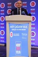Bakan Çağatay Kılıç, Samsun'da ekonomi alanındaki  Sivil Toplum Kuruluşları İle  gerçekleştirilen ’’Hedef 2023 Ortak Akıl Toplantısı’’ programına katıldı.