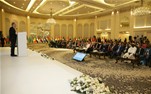 Bakan Çağatay Kılıç, İslam Konferansı Diyalog ve İşbirliği Gençlik Forumu tarafından İstanbul’da düzenlenen Genç Liderler Zirvesi'nde konuştu. 