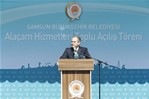 Bakan Çağatay Kılıç, Samsun’daki temasları çerçevesinde  Büyükşehir Belediyesi tarafından Alaçam’da düzenlenen toplu açılış törenine katıldı.