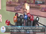 Türkiye'nin 2. Kapalı Atletizm Pistinin Temel Atma Töreni
