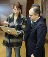 Gençlik ve Spor Bakanı Akif Çağatay Kılıç, Anadolu Ajansı tarafından düzenlenen Yılın Fotoğrafı Oylamasına katıldı.