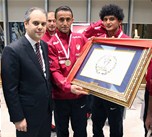 Gençlik ve Spor Bakanı Akif Çağatay Kılıç, Ampute Milli Takımını makamında kabul etti.