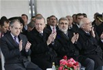 Cumhurbaşkanı Recep Tayyip Erdoğan ile Gençlik ve Spor Bakanı Akif Çağatay Kılıç, Kırşehir toplu açılış törenine katıldı.