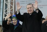 Cumhurbaşkanı Recep Tayyip Erdoğan ile Gençlik ve Spor Bakanı Akif Çağatay Kılıç, Kırşehir toplu açılış törenine katıldı.