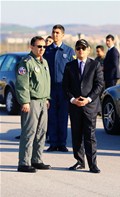 GENÇLİK VE SPOR BAKANI AKİF ÇAĞATAY KILIÇ 4.ANA JET ÜSTÜNDE SOLO TÜRK GÖSTERİSİNİ İZLEDİ