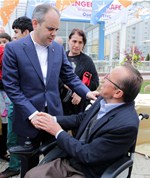 Gençlik ve Spor Bakanı Akif Çağatay Kılıç, Samsun Canik İlçesi'nde muhtarlar, sandık başkanları ve bazı STK temsilcileri ile kahvaltıda bir araya geldi.