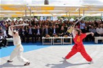 Gençlik ve Spor Bakanı Akif Çağatay Kılıç , Konya Kent Meydanı'nda yapılan 8. Uluslararası Öğrenci Buluşması'na katıldı.