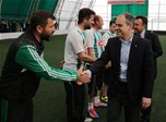 Gençlik ve Spor Bakanı Akif Çağatay Kılıç, Konya Çumra'da Adakale- Karkın Maçı başlangıç vuruşu ve kurumlar arası halı saha turnuvası kura çekimine katıldı.
