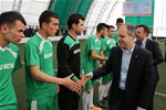Gençlik ve Spor Bakanı Akif Çağatay Kılıç, Konya Çumra'da Adakale- Karkın Maçı başlangıç vuruşu ve kurumlar arası halı saha turnuvası kura çekimine katıldı.