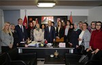 Gençlik ve Spor Bakanı Akif Çağatay Kılıç, Sivas Ak Parti İl Başkanlığı'ni ziyaret etti.