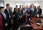 Gençlik ve Spor Bakanı Akif Çağatay Kılıç, Sivas Ak Parti İl Başkanlığı'ni ziyaret etti.