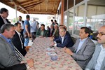 Gençlik ve Spor Bakanı Akif Çağatay Kılıç, Samsun Terme ilçesinde hemşehrileri ile sohbet etti.